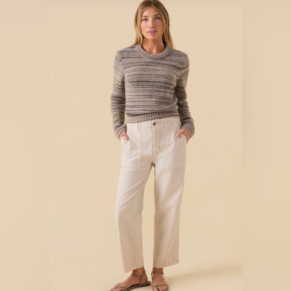 Outerknown Westbound Utility Pant in Oatmeal/Cream NWT - Picture 3 of 13